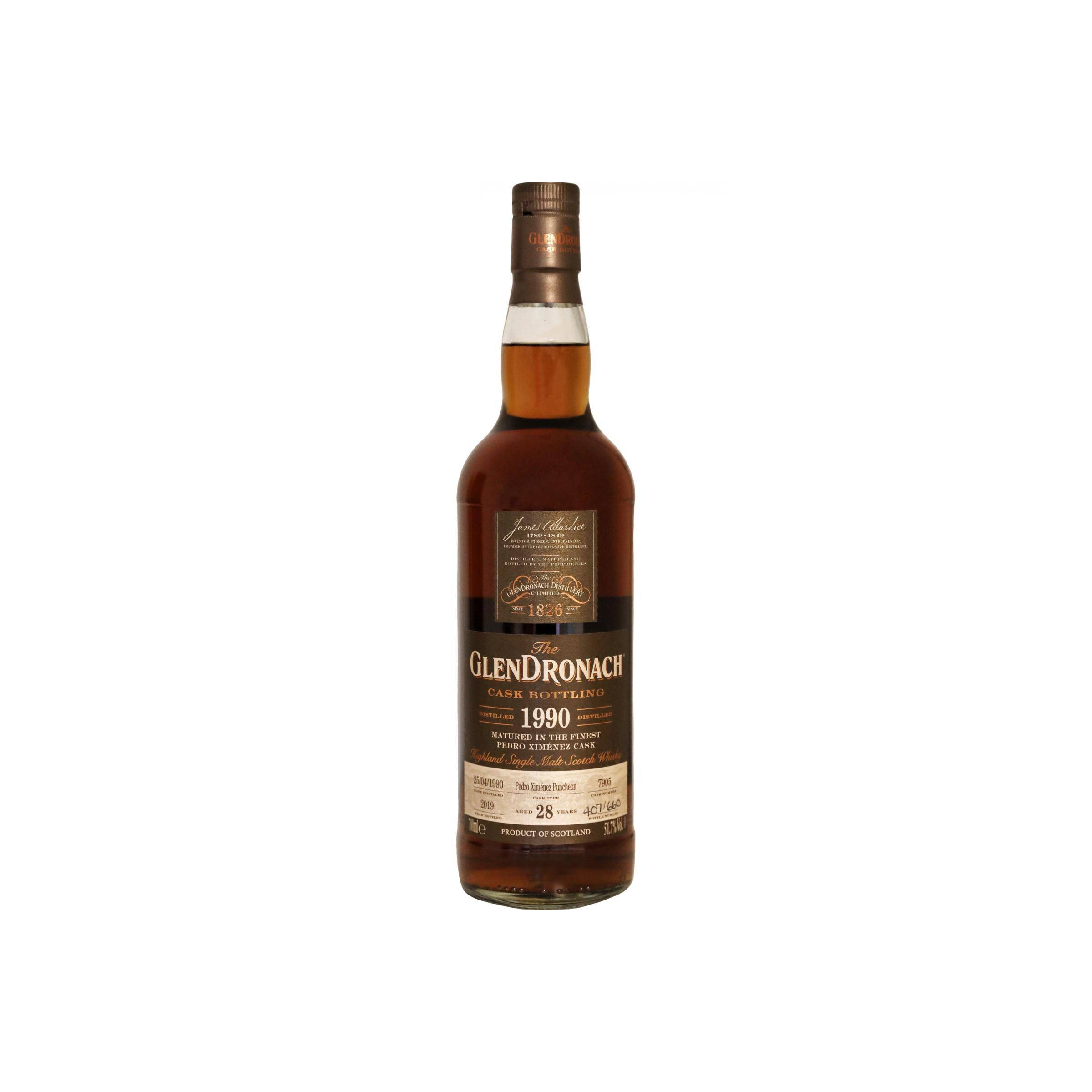 GlenDronach 1990 28 Years Single Malt Whisky