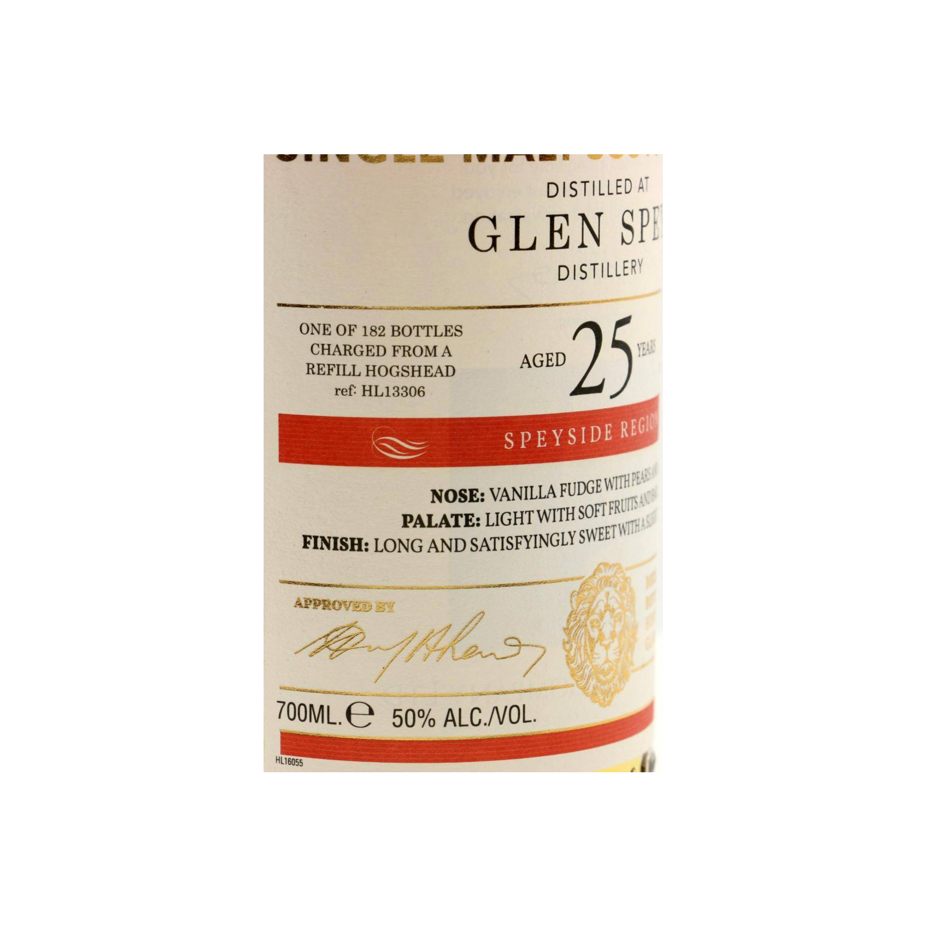 Glen Spey Old Malt Cask 1991 25 Years Single Malt Whisky 3