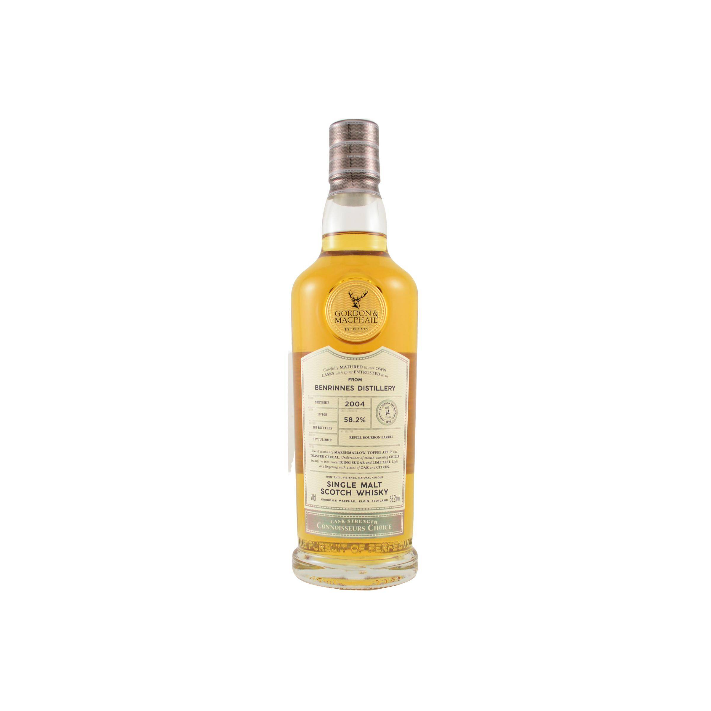 Benrinnes Connoisseurs Choice - Cask Strength 2004 14 Years Single Malt Whisky
