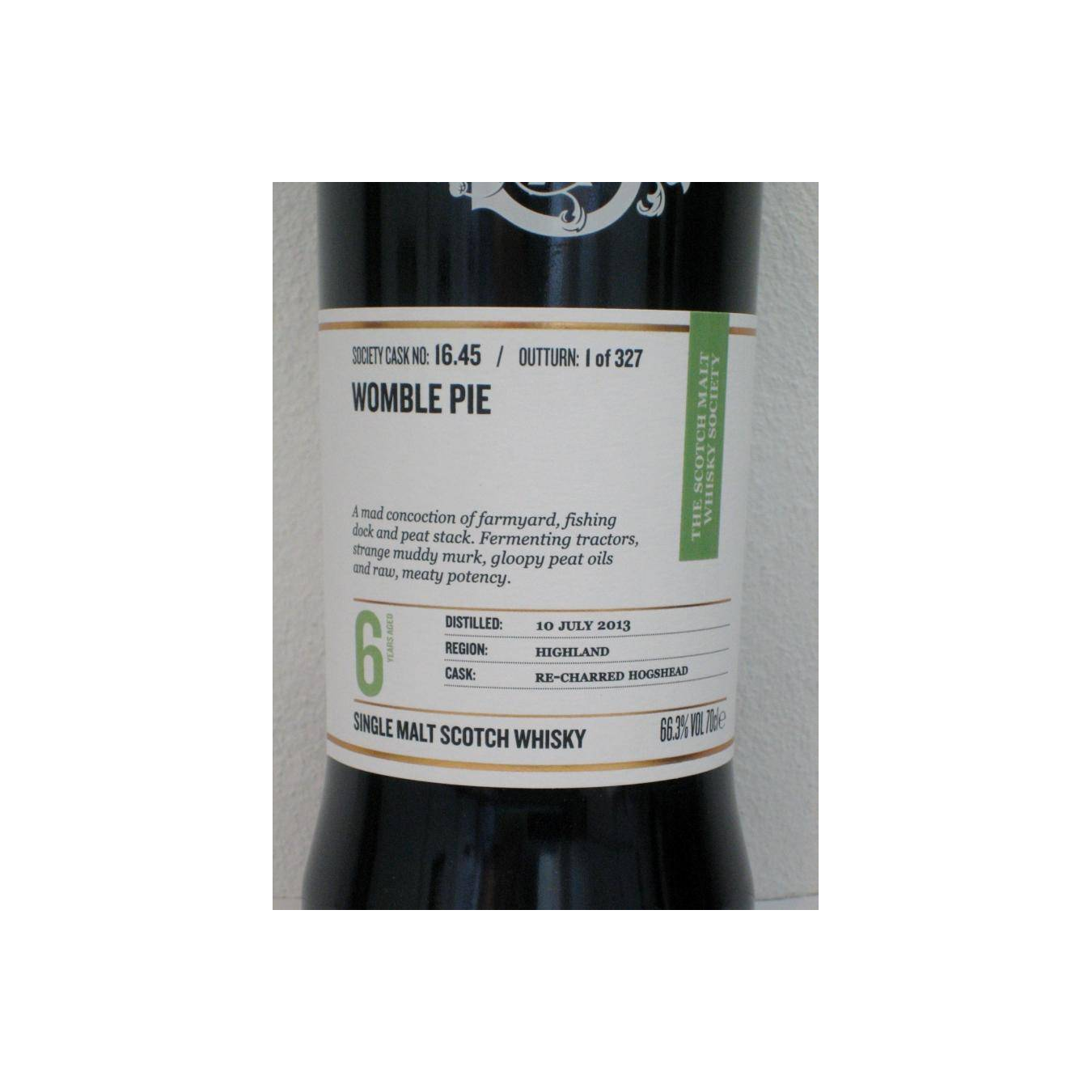 The Scotch Malt Whisky Society 2013 6 Years Single Malt Whisky 2
