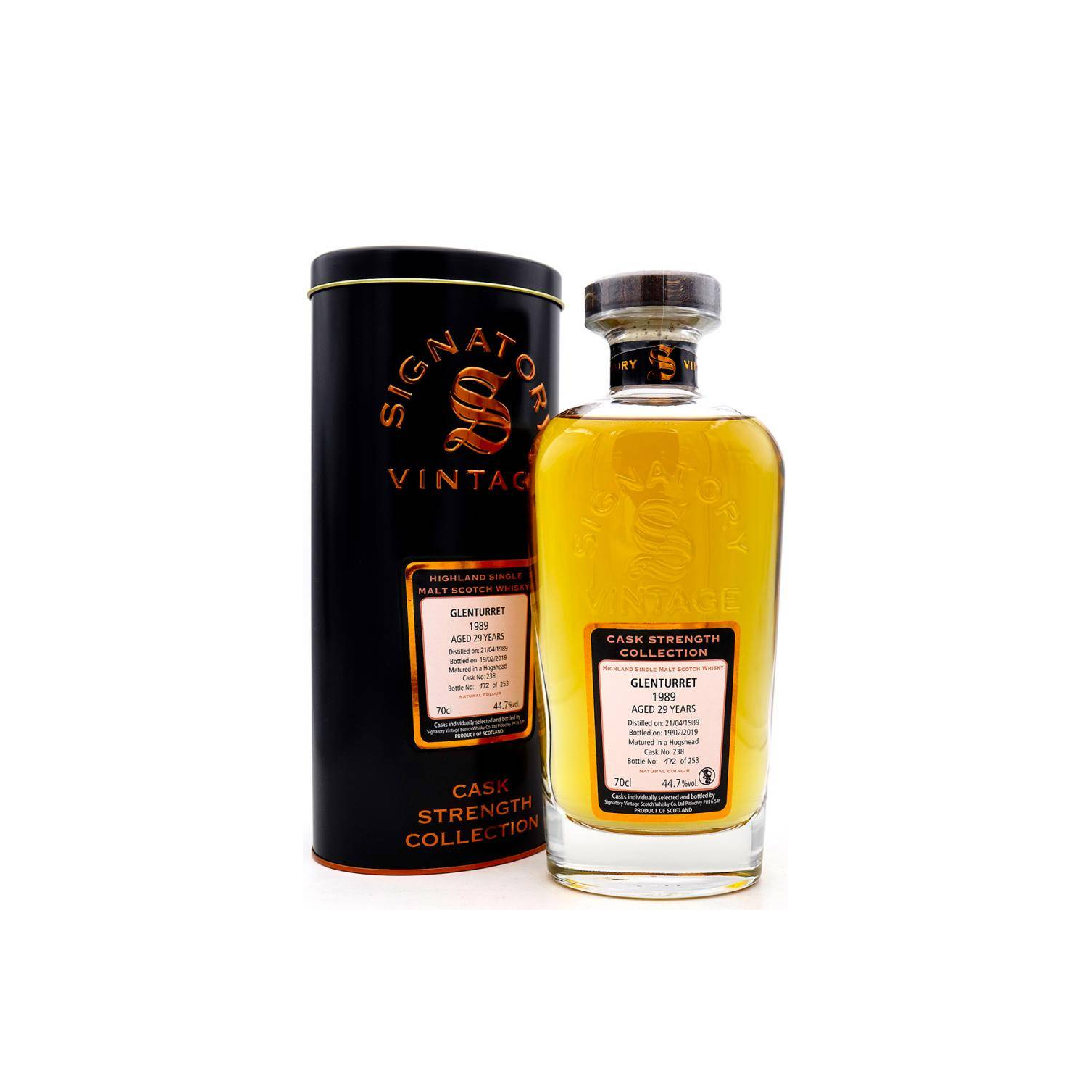 The Glenturret Cask Strength Collection 1989 29 Years Single Malt Whisky