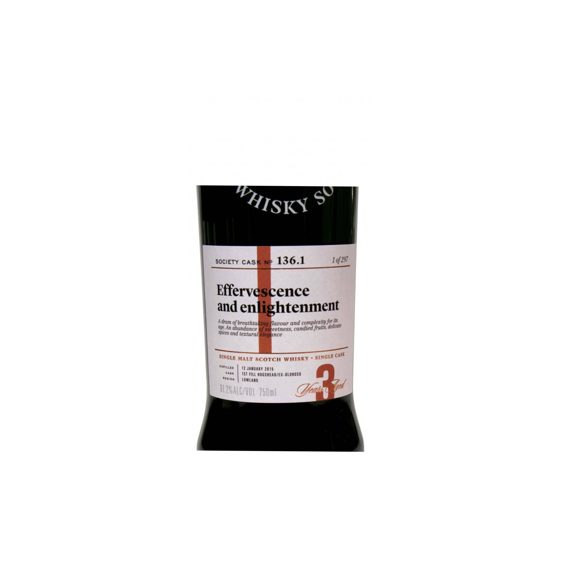The Scotch Malt Whisky Society 2015 3 Years Single Malt Whisky 2