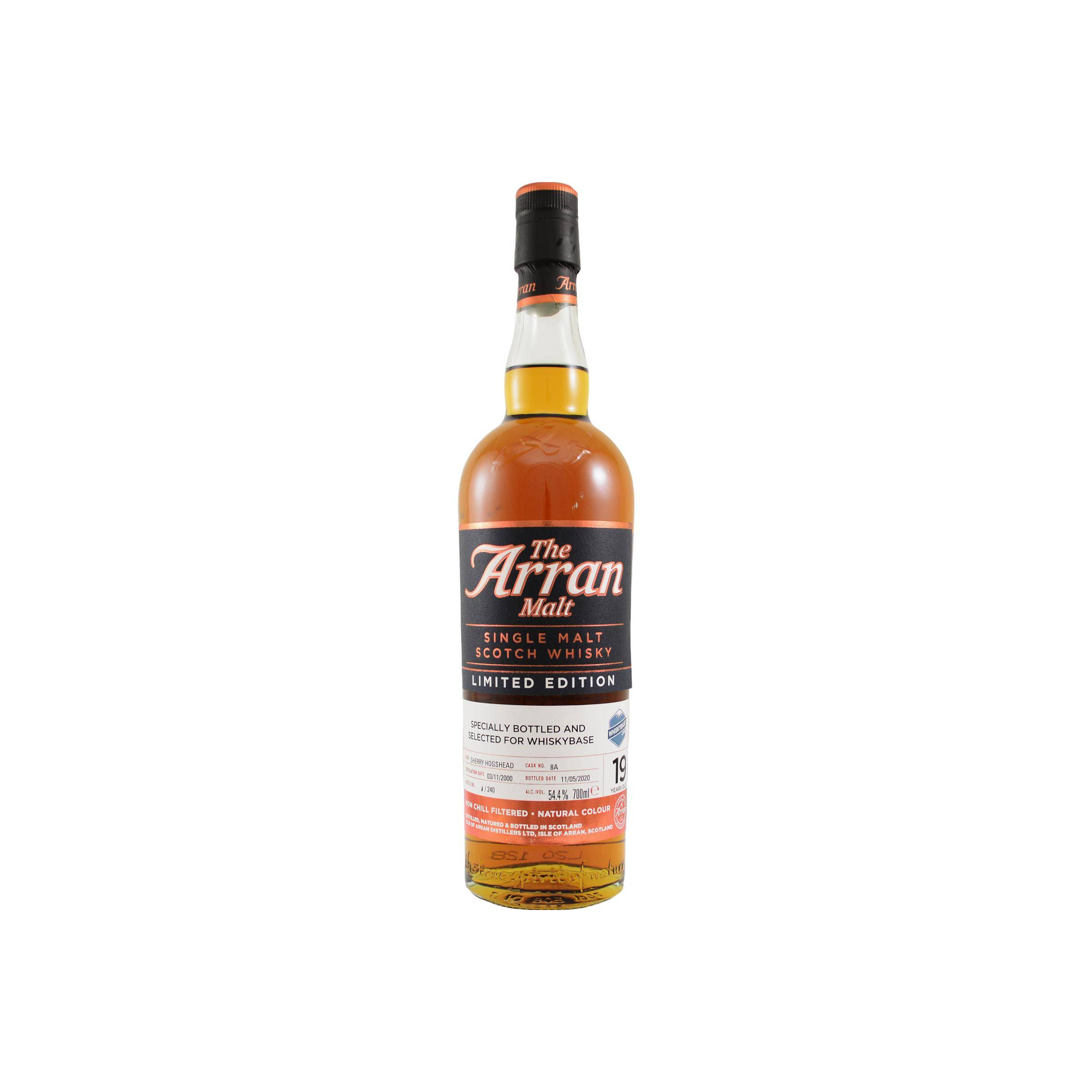 Arran Limited Edition 2000 19 Years Single Malt Whisky