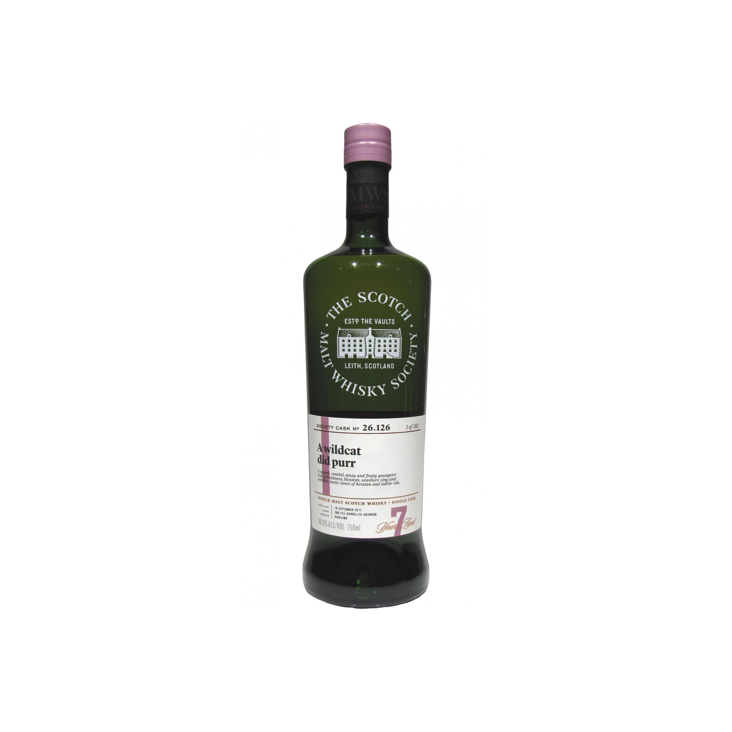 The Scotch Malt Whisky Society 2011 7 Years Single Malt Whisky