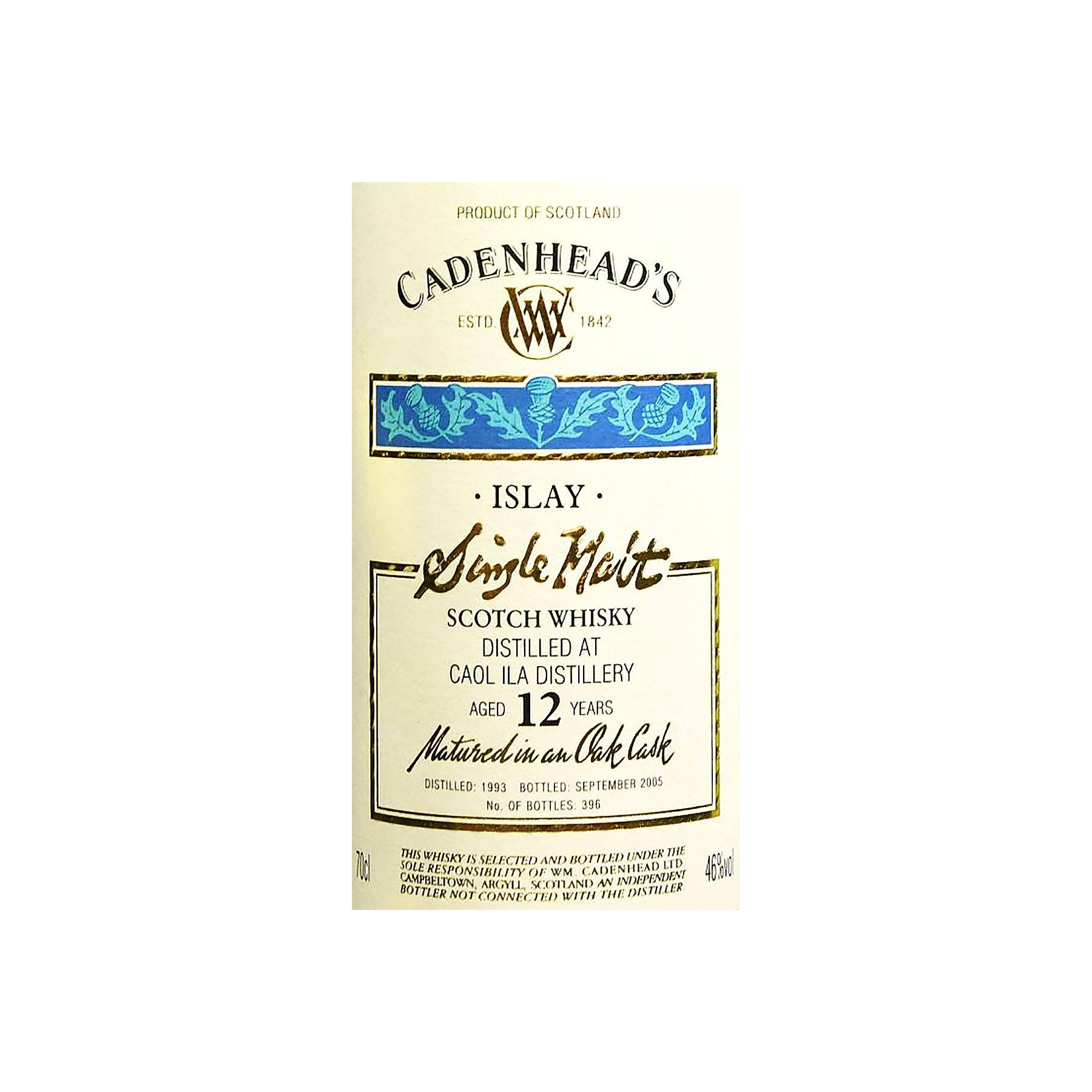 Caol Ila 1993 12 Years Single Malt Whisky 3