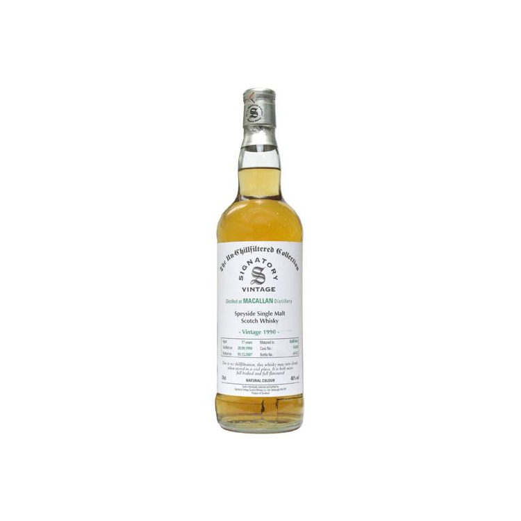 The Macallan The Un-Chillfiltered Collection 1990 17 Years Single Malt Whisky