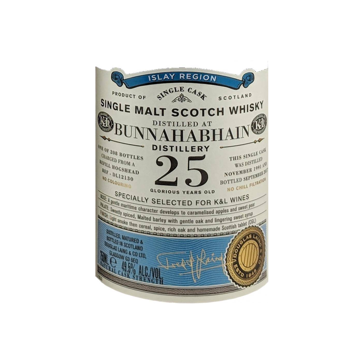 Bunnahabhain Old Particular 1991 25 Years Single Malt Whisky 3