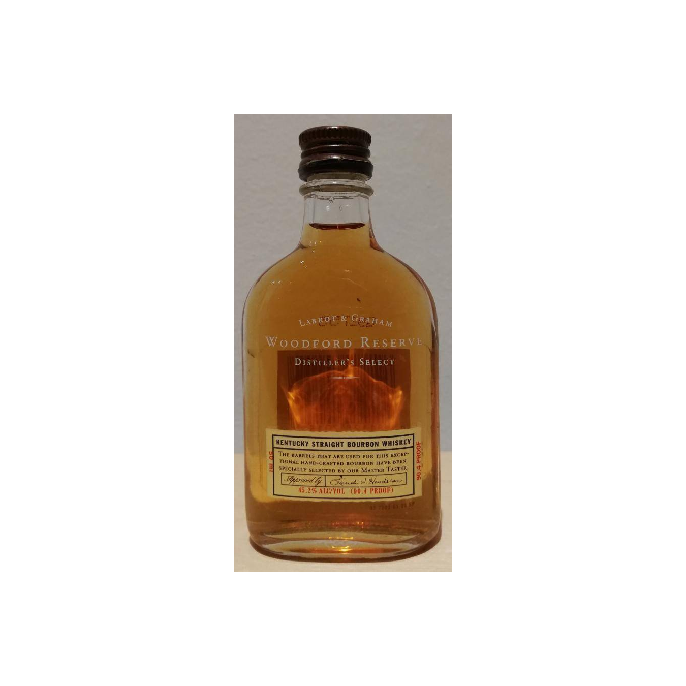 Woodford Reserve Miniature Bourbon Whisky 2