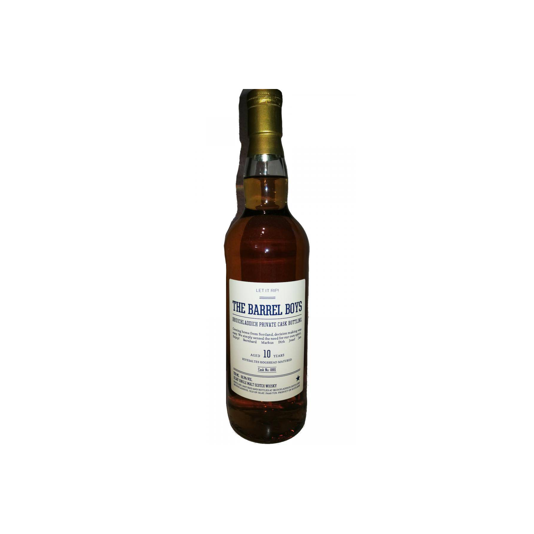 Bruichladdich 2007 10 Years Single Malt Whisky