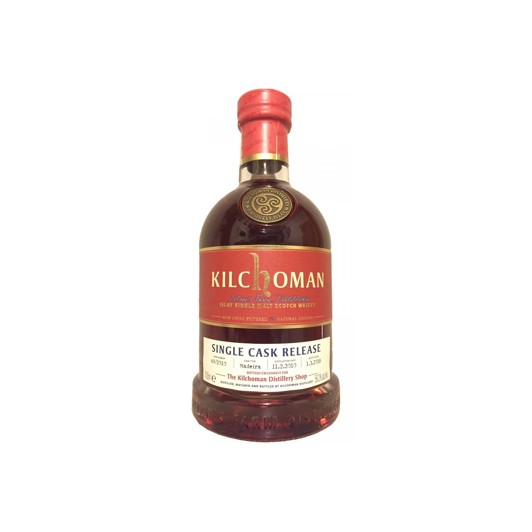 Kilchoman 2010 8 Years Single Malt Whisky