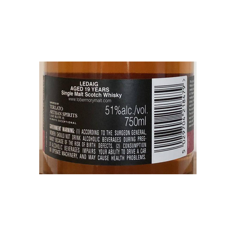Ledaig 19 Years Single Malt Whisky 2