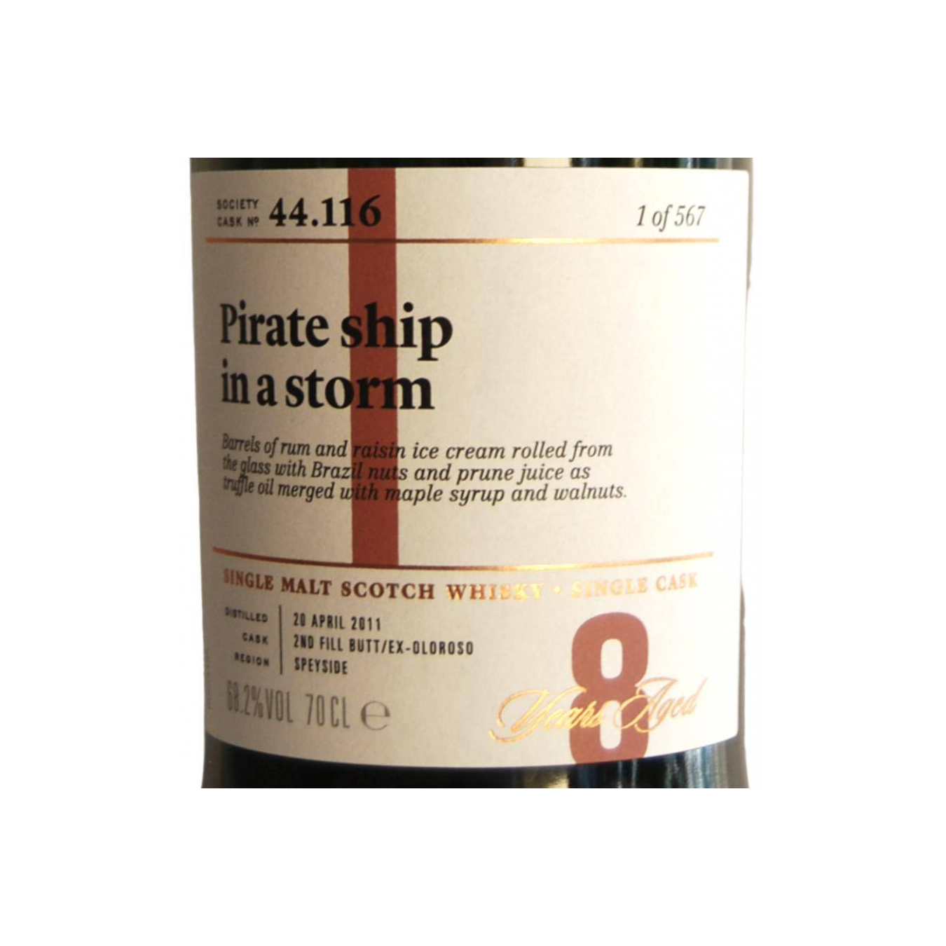 The Scotch Malt Whisky Society 2011 8 Years Single Malt Whisky 2