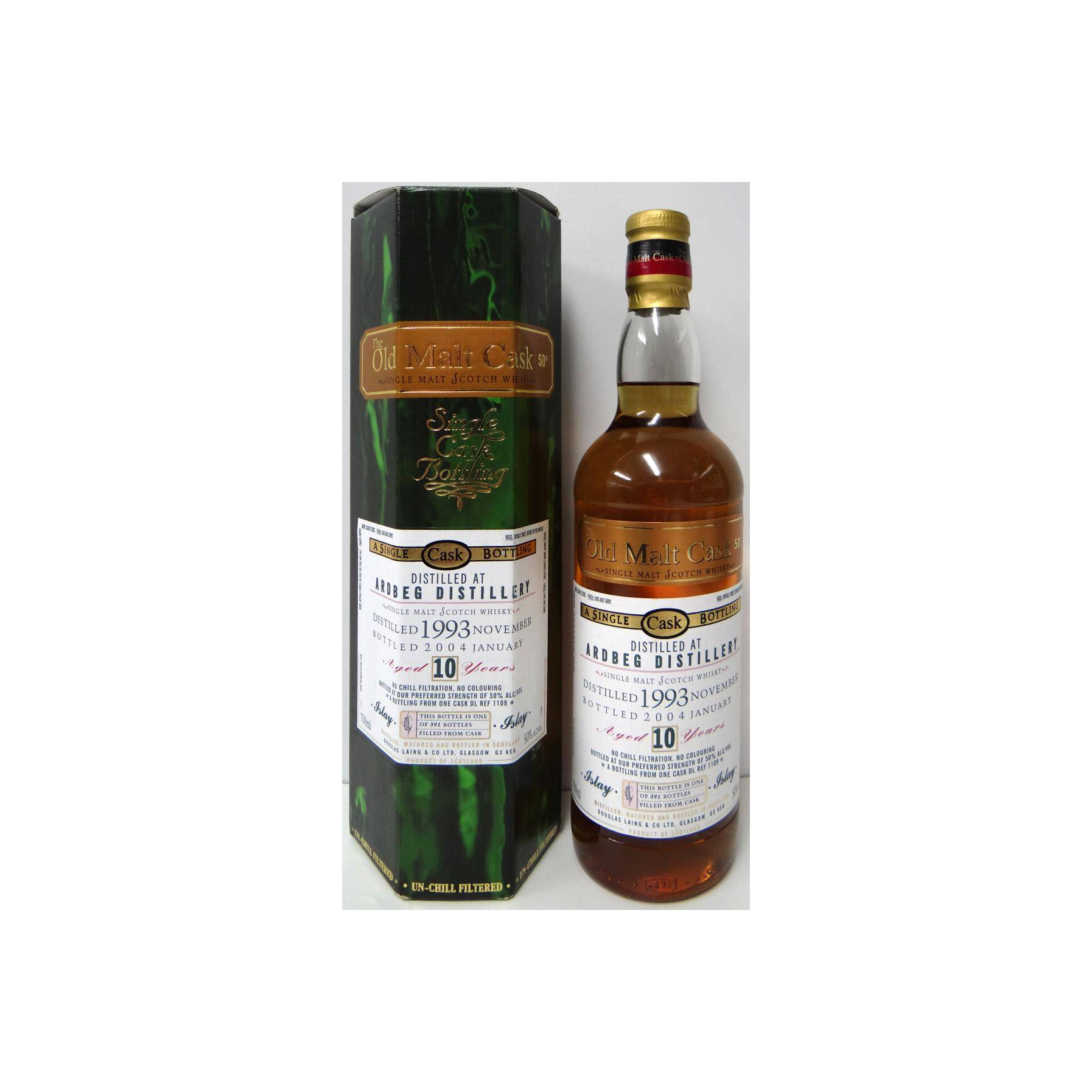 Ardbeg Old Malt Cask 1993 10 Years Single Malt Whisky 2