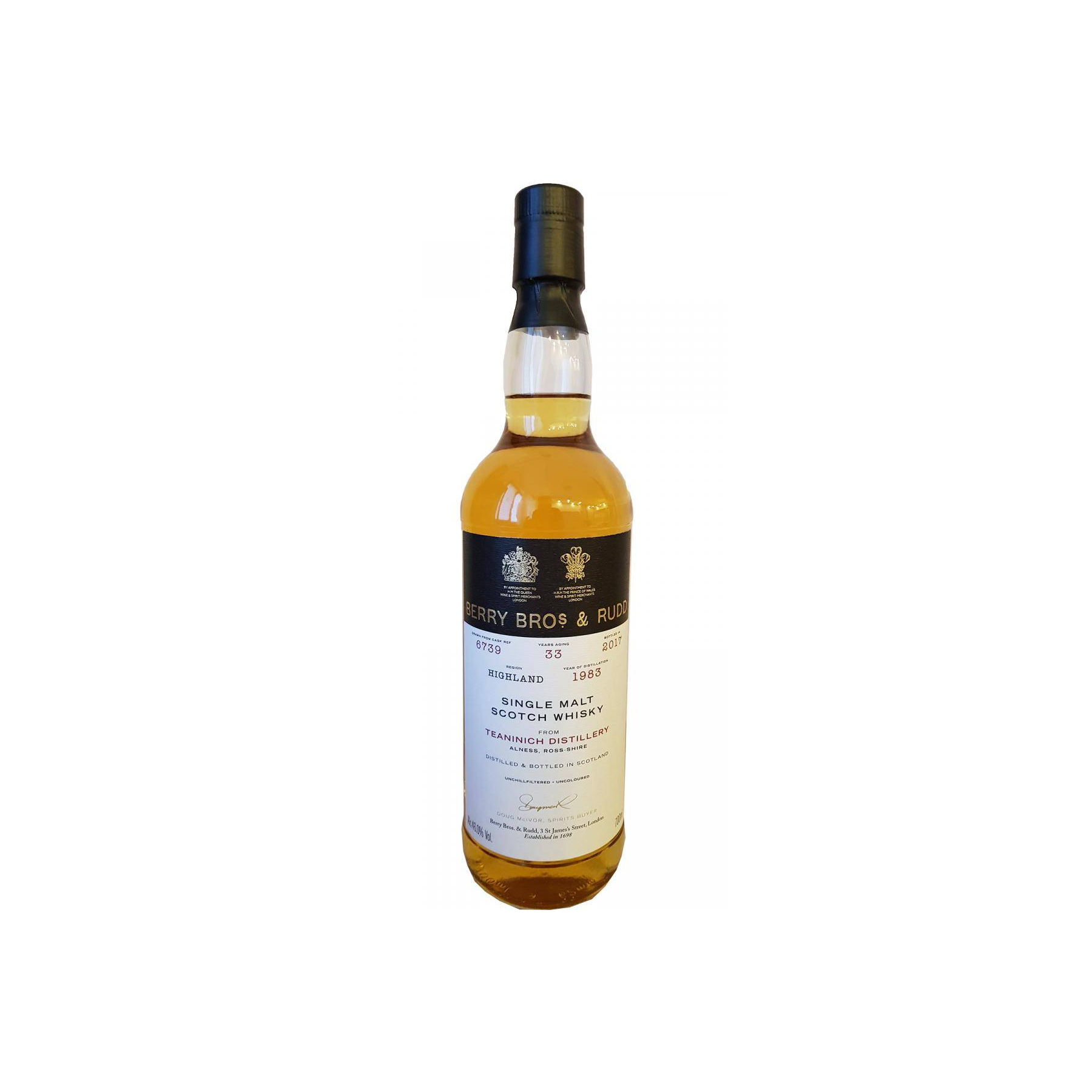 Teaninich 1983 33 Years Single Malt Whisky