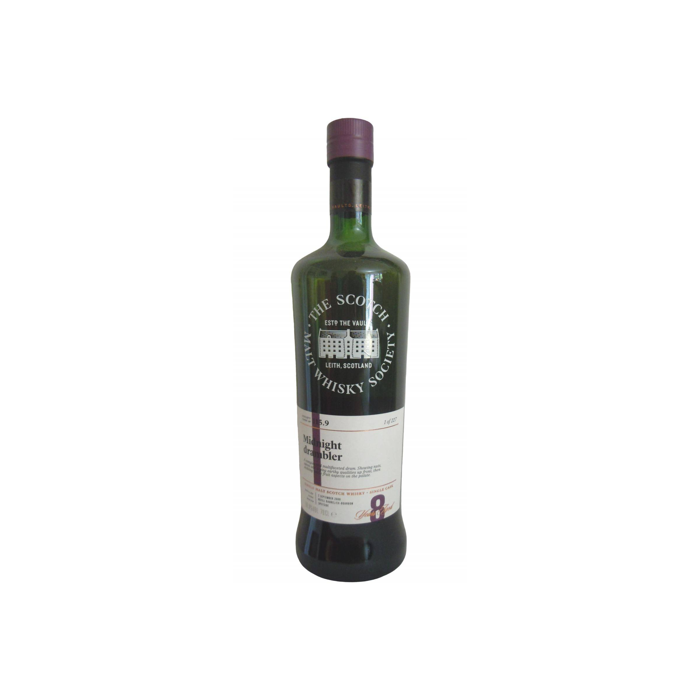 The Scotch Malt Whisky Society 2009 8 Years Single Malt Whisky
