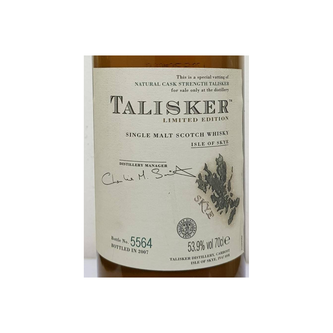 Talisker Limited Edition Single Malt Whisky 2