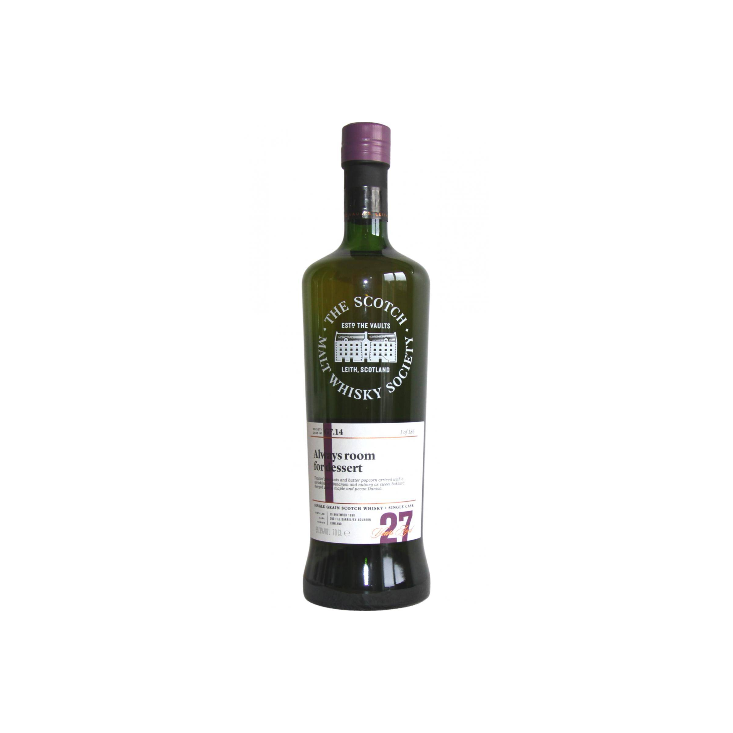 The Scotch Malt Whisky Society 1990 27 Years Single Grain Whisky