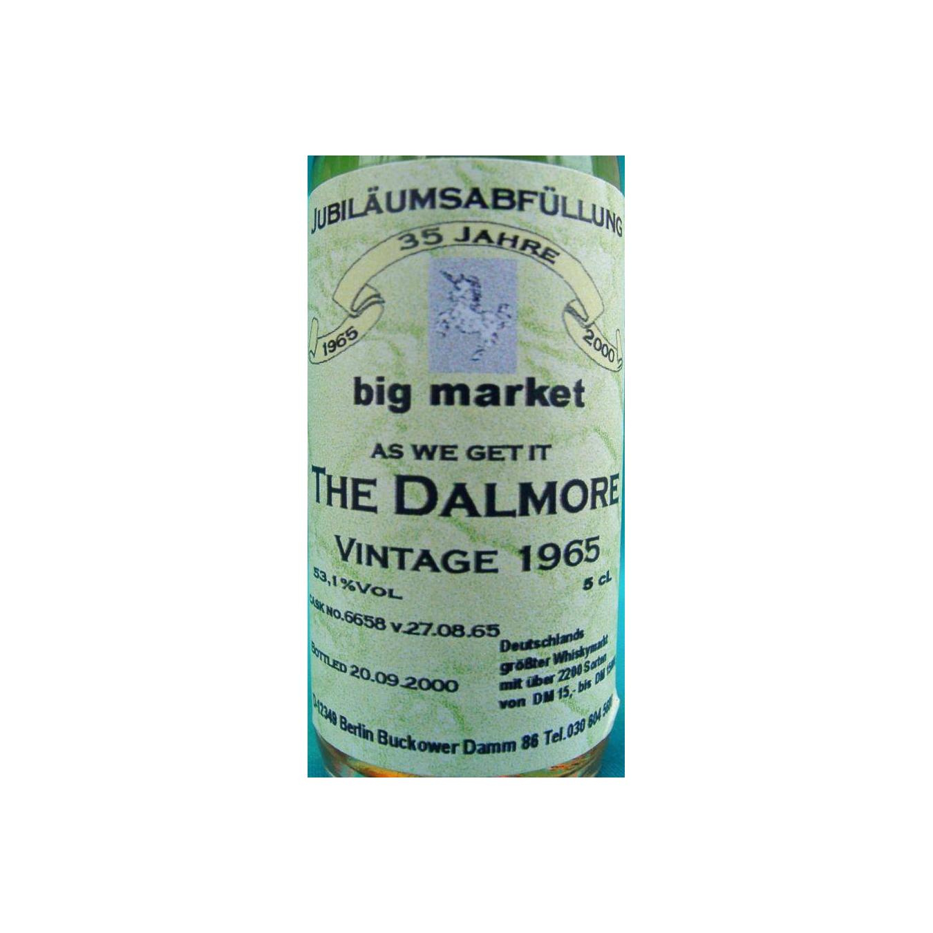 The Dalmore 1965 35 Years Single Malt Whisky
