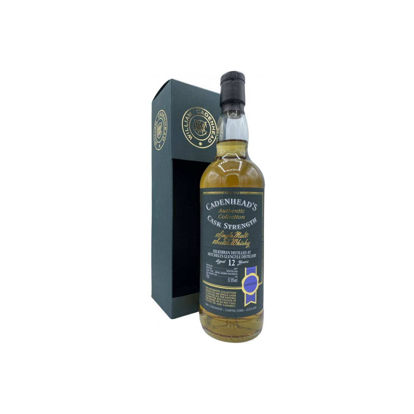 Cadenhead Authentic Collection 2007 12 Years Single Malt Whisky 2