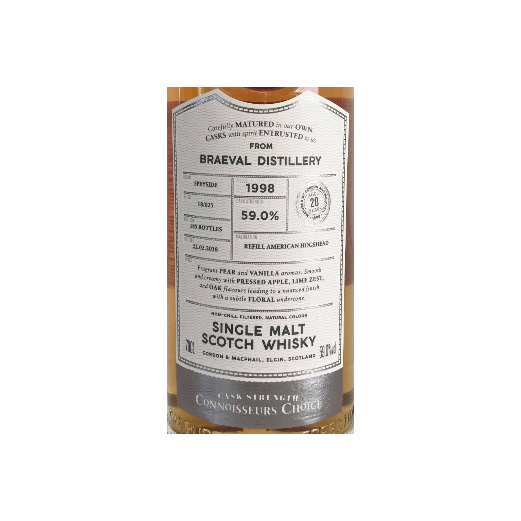 Braeval Connoisseurs Choice - Cask Strength 1998 20 Years Single Malt Whisky