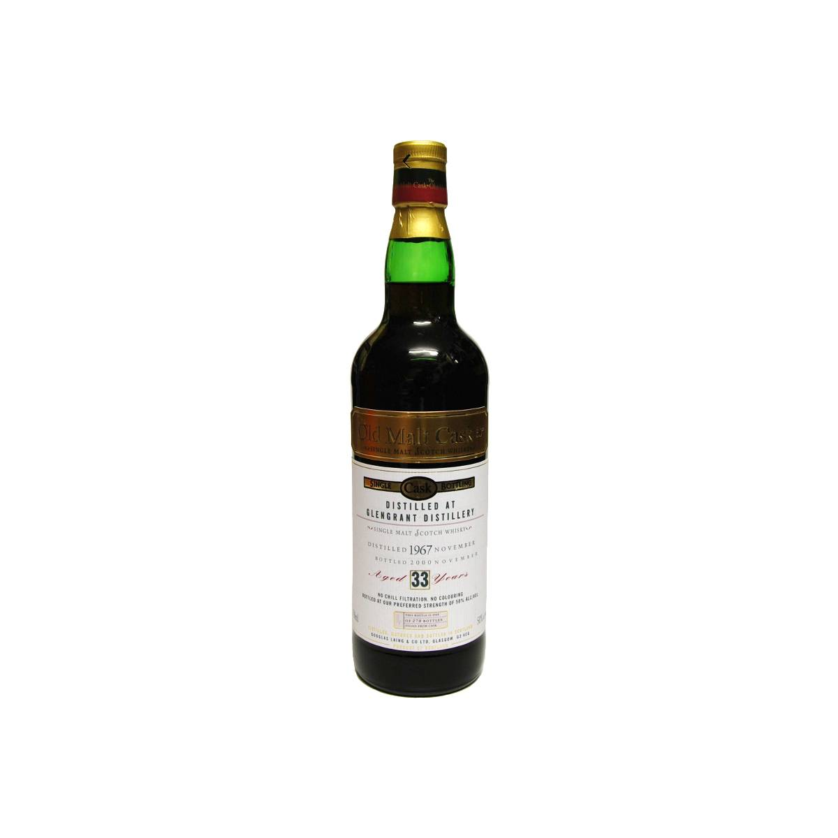 Glen Grant Old Malt Cask 1967 33 Years Single Malt Whisky