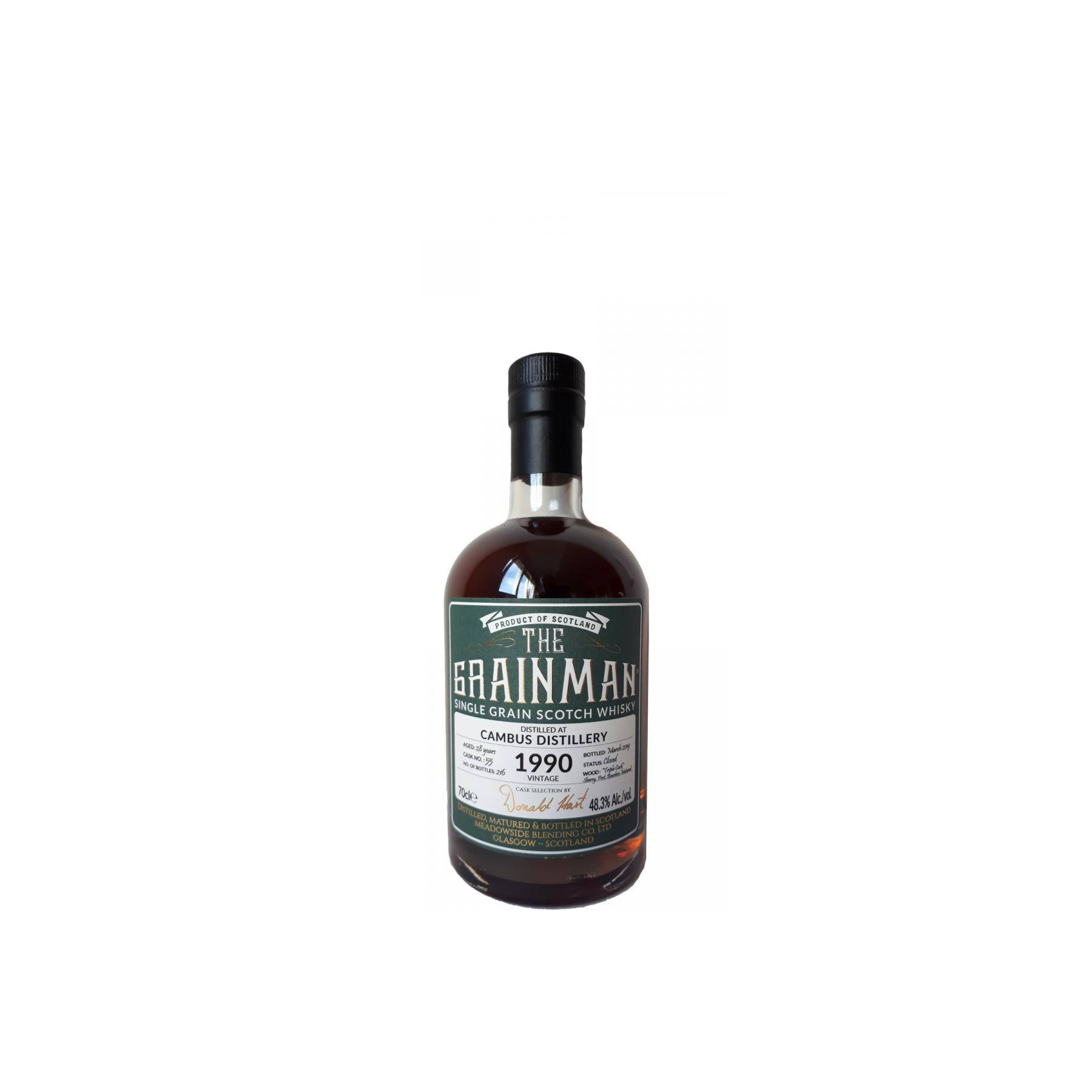 Cambus 1990 28 Years Single Grain Whisky