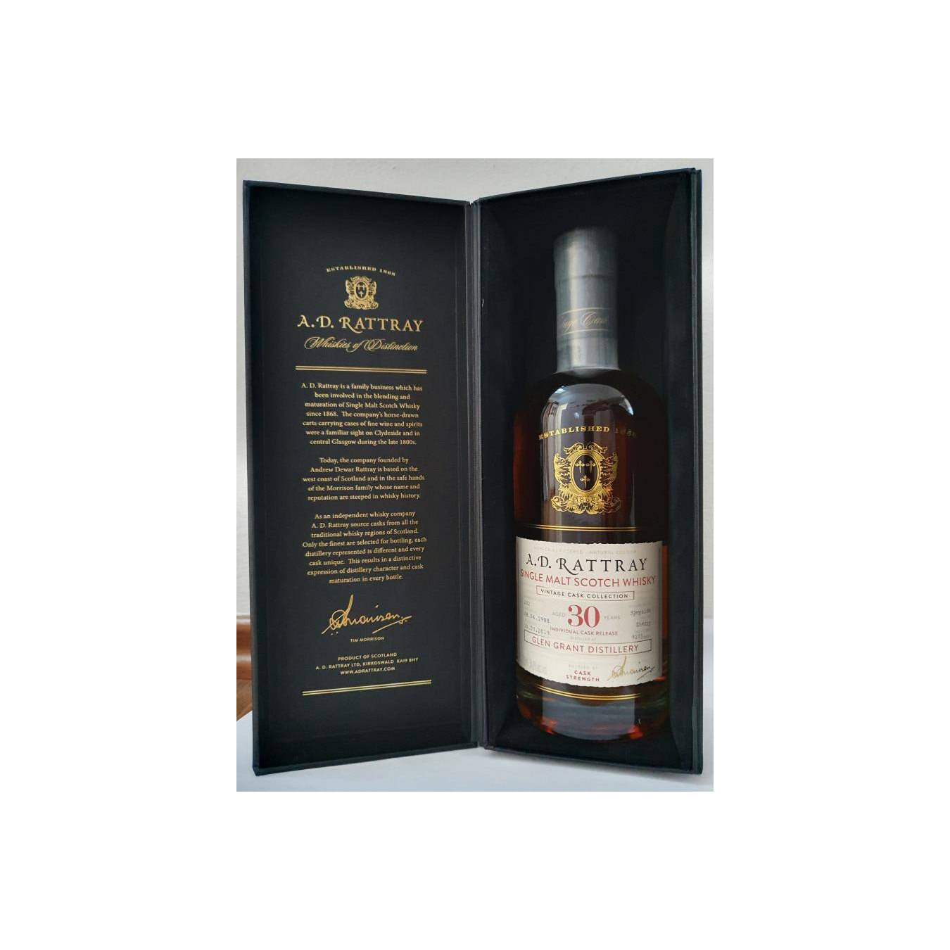 Glen Grant 1988 30 Years Single Malt Whisky 3