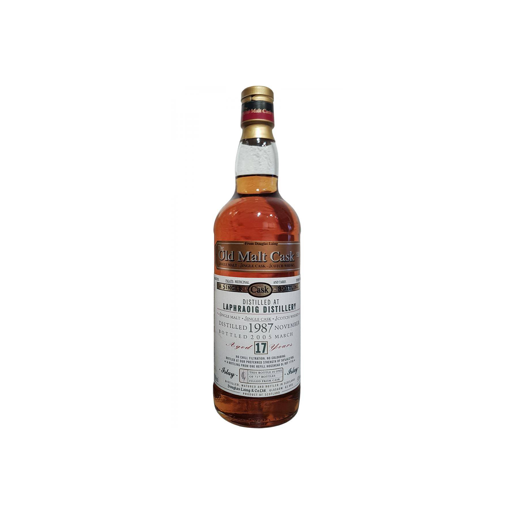 Laphroaig Old Malt Cask 1987 17 Years Single Malt Whisky