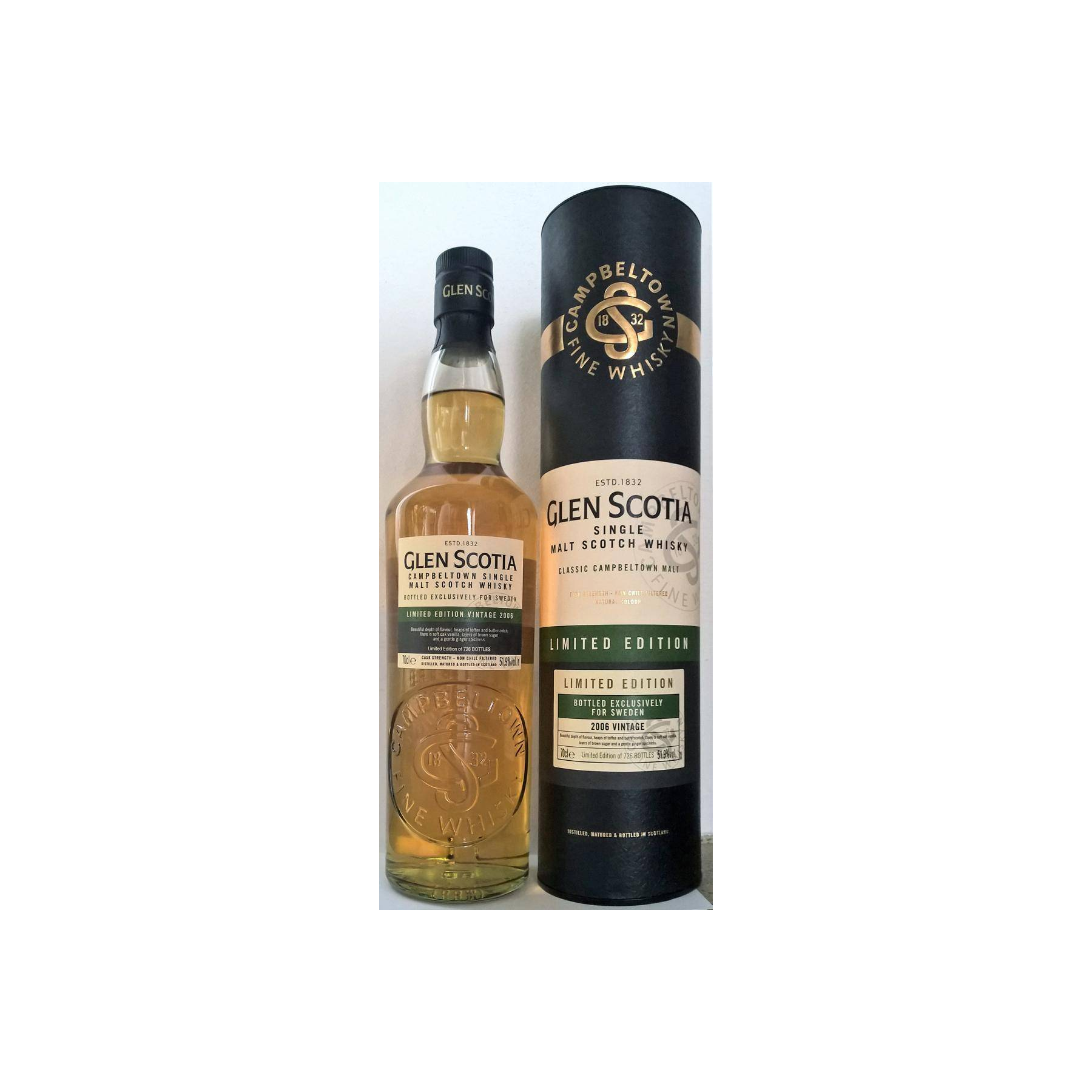 Glen Scotia 2006 11 Years Single Malt Whisky 3