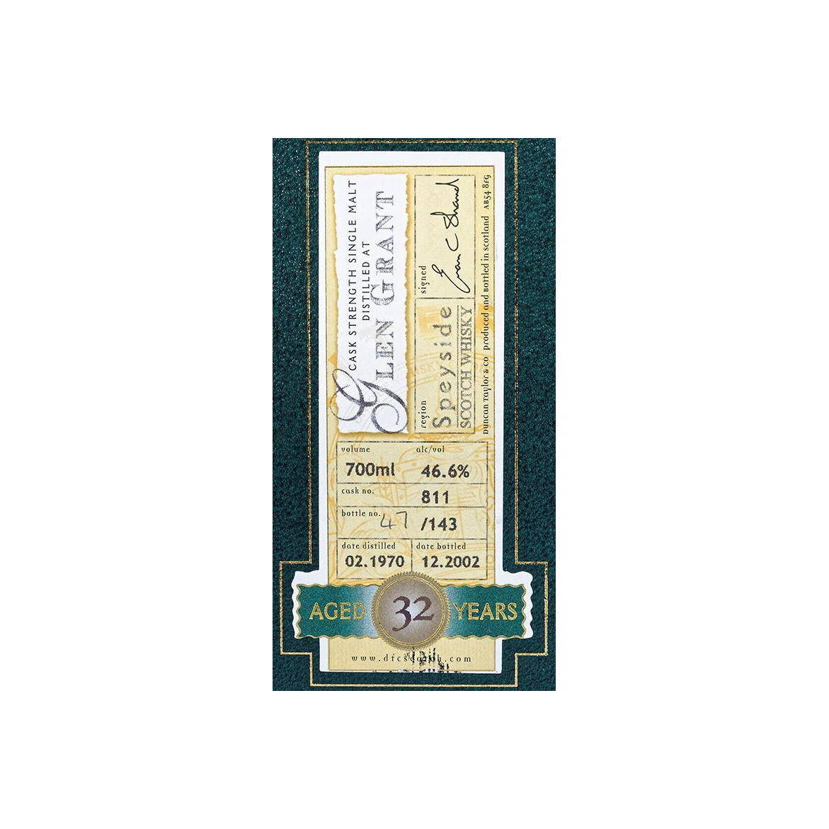 Glen Grant 1970 32 Years Single Malt Whisky 2