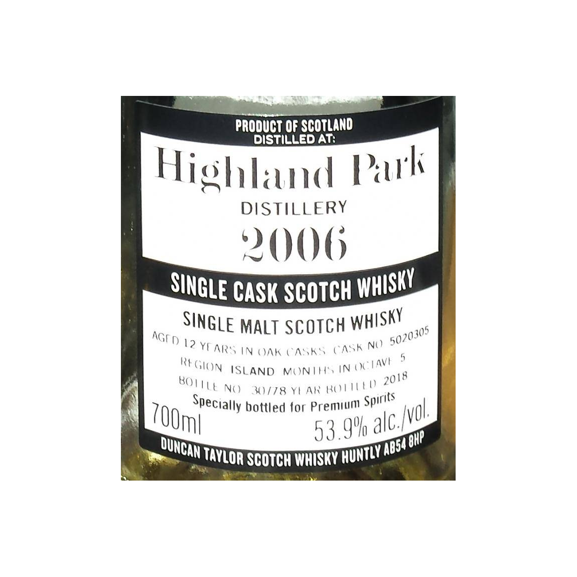 Highland Park 2006 12 Years Single Malt Whisky