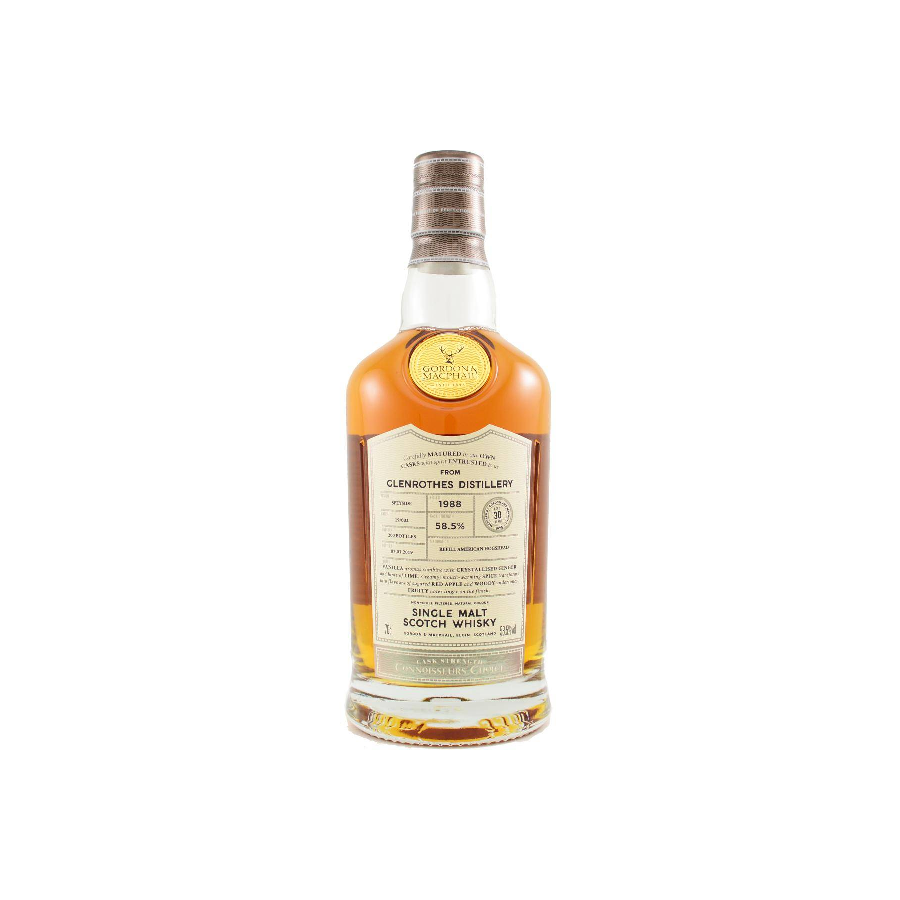 The Glenrothes Connoisseurs Choice - Cask Strength 1988 30 Years Single Malt Whisky