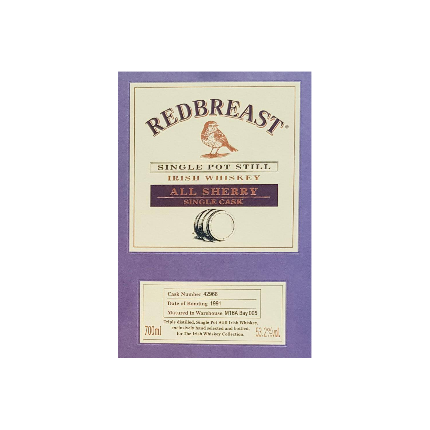Redbreast 1991 25 Years Single Pot Still Whisky 3