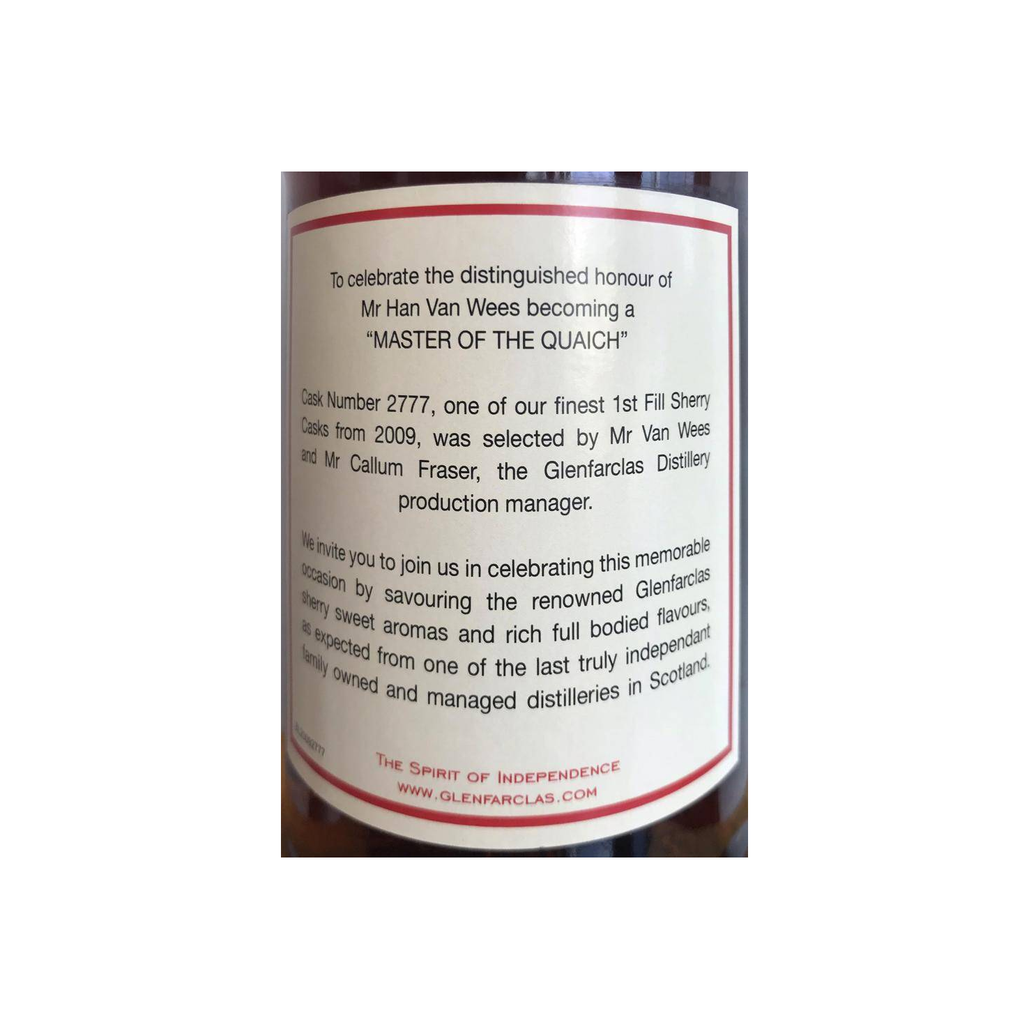 Glenfarclas 2009 8 Years Single Malt Whisky 3
