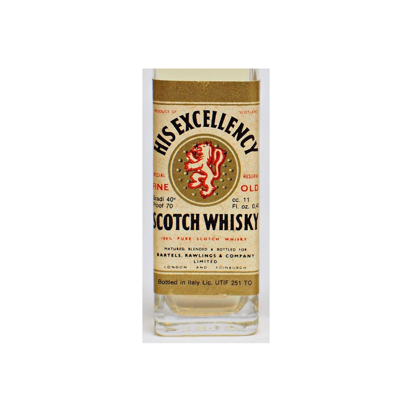 His Excellency Fine Old Scotch Whisky 3
