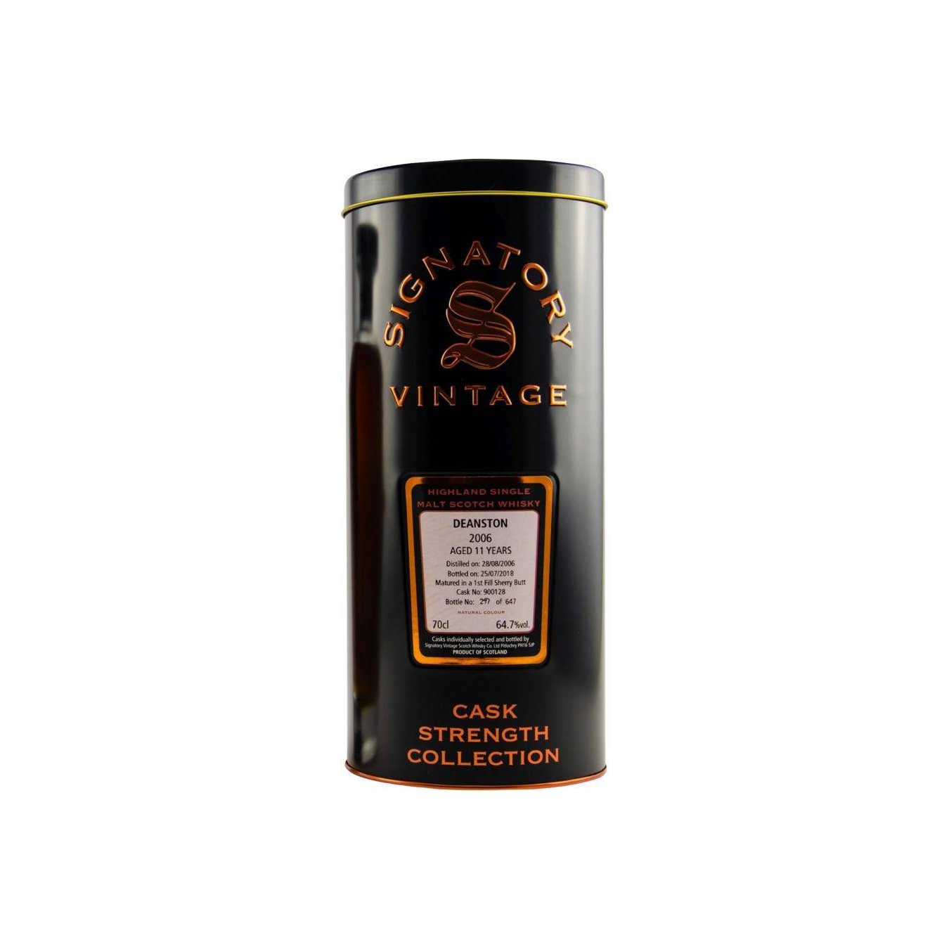 Deanston Cask Strength Collection 2006 11 Years Single Malt Whisky 2