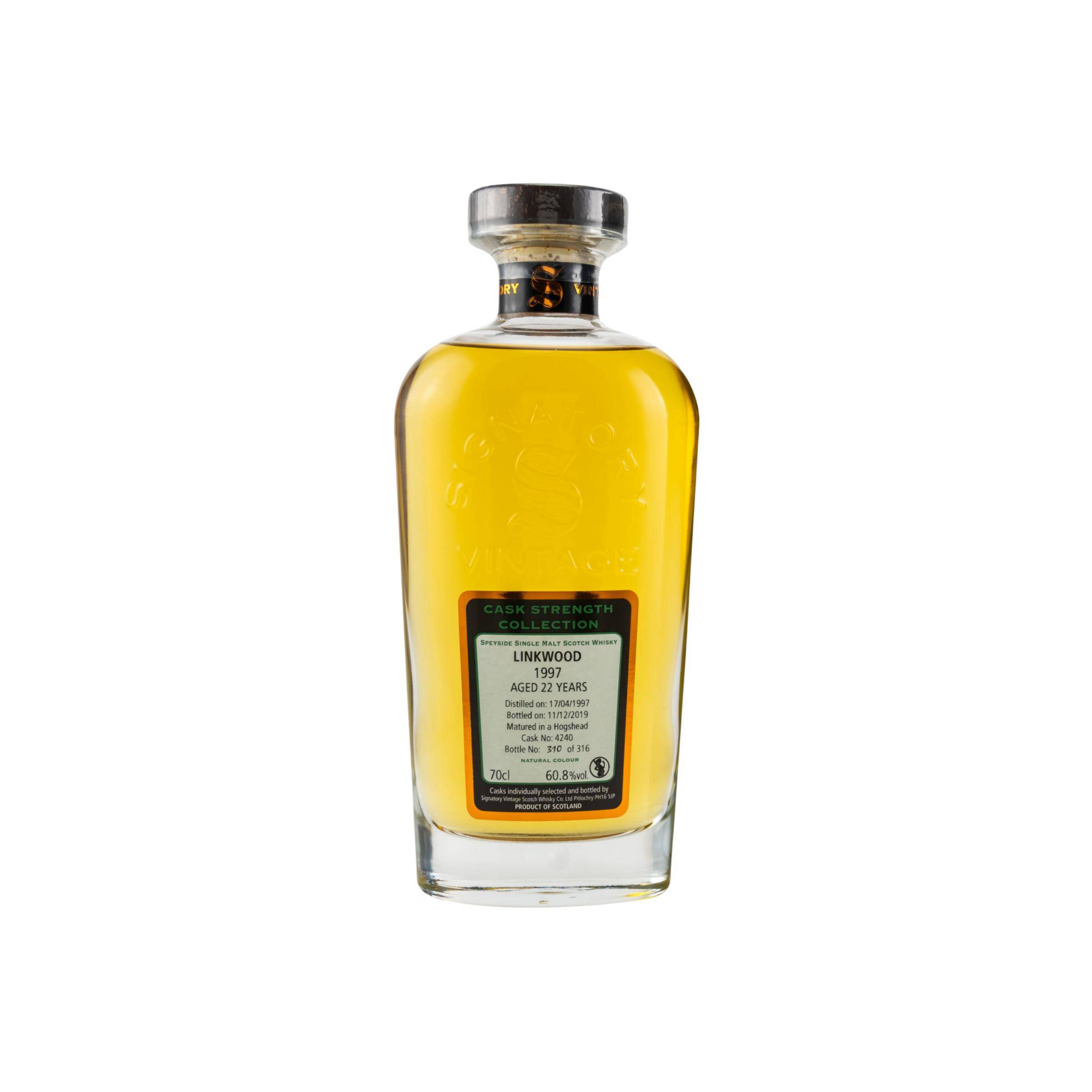 Linkwood Cask Strength Collection 1997 22 Years Single Malt Whisky