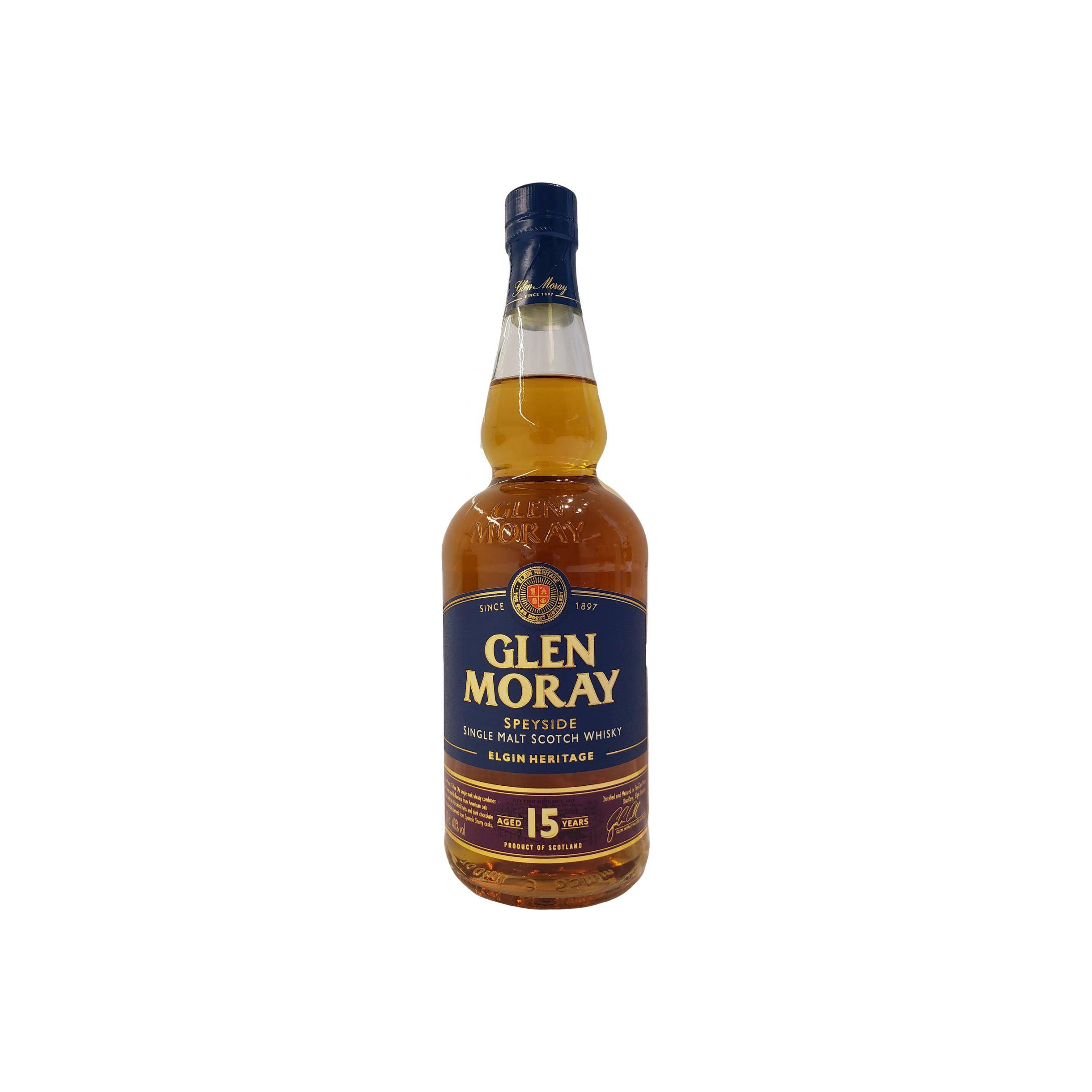 Glen Moray 15 Years Single Malt Whisky