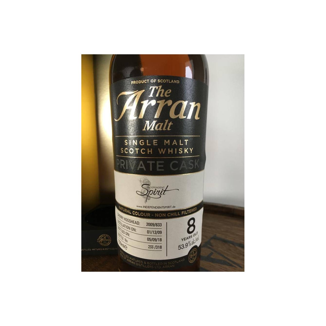Arran Private Cask 2009 8 Years Single Malt Whisky 2