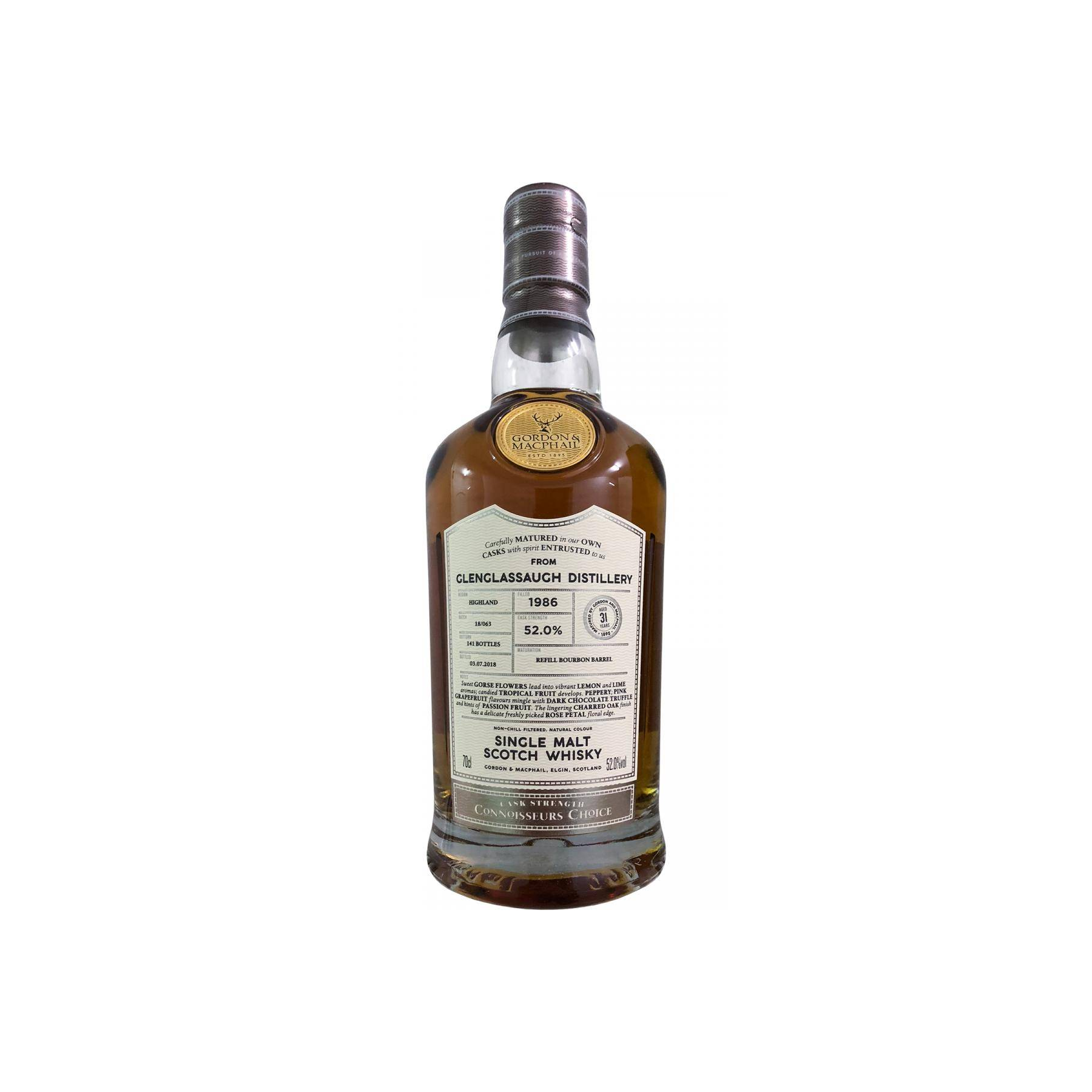 Glenglassaugh Connoisseurs Choice - Cask Strength 1986 31 Years Single Malt Whisky