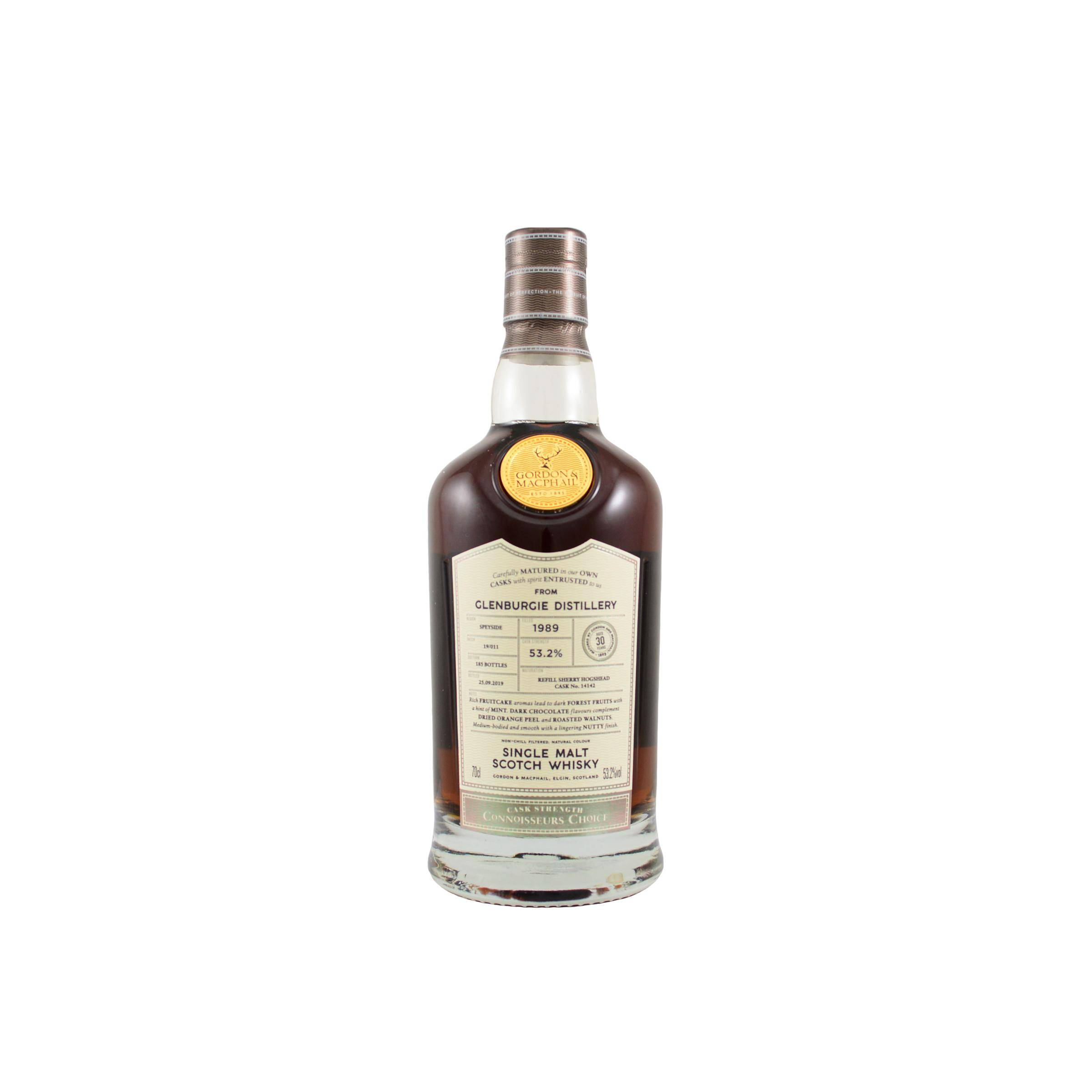 Glenburgie Connoisseurs Choice - Cask Strength 1989 30 Years Single Malt Whisky