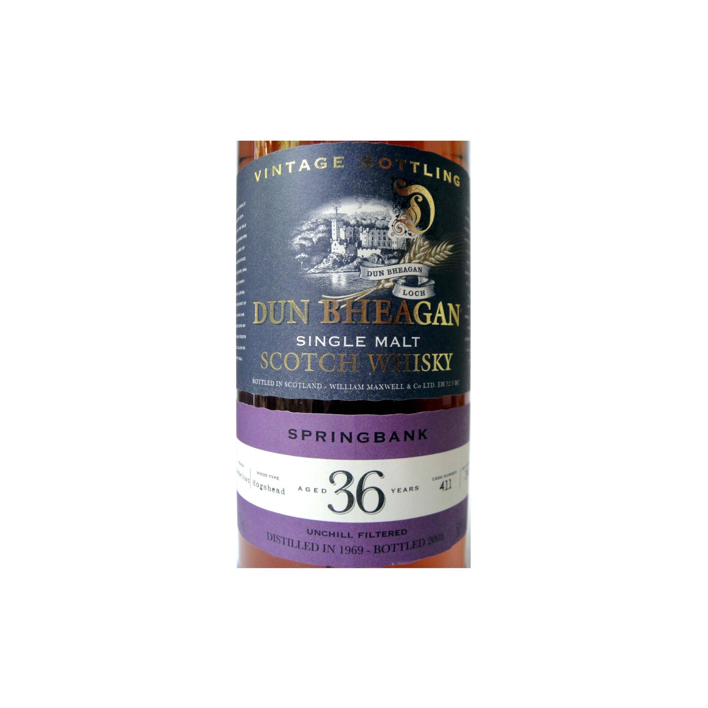 Springbank 1969 36 Years Single Malt Whisky 3