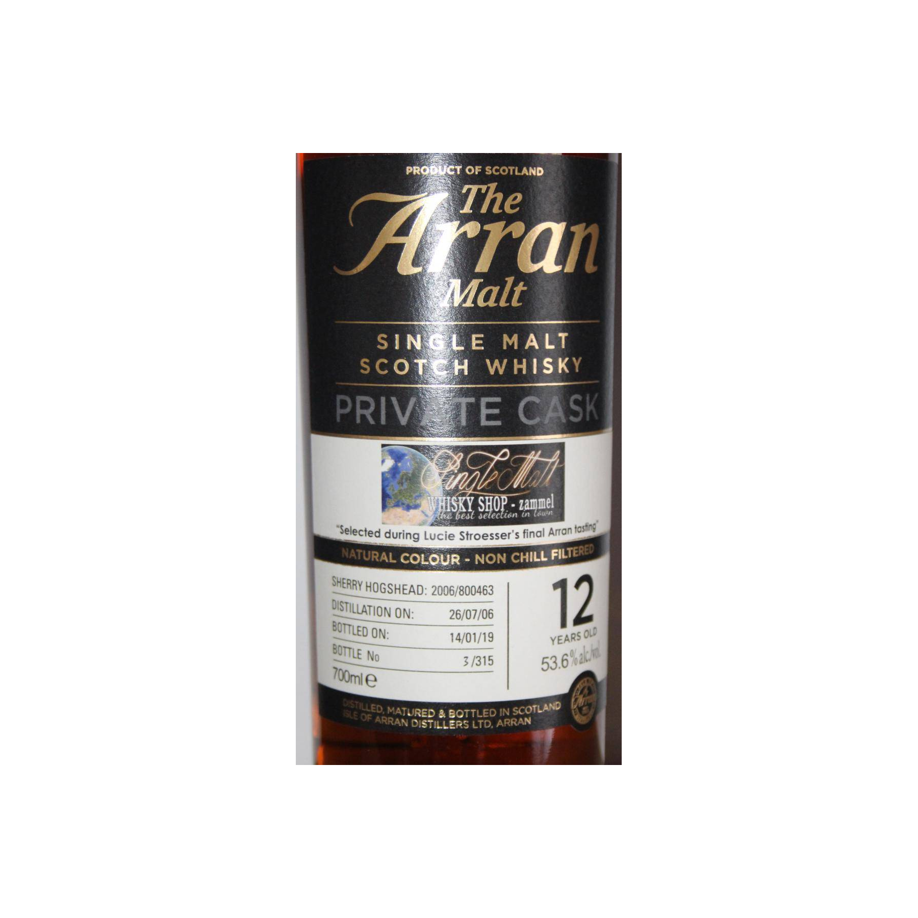 Arran Private Cask 2006 12 Years Single Malt Whisky 2
