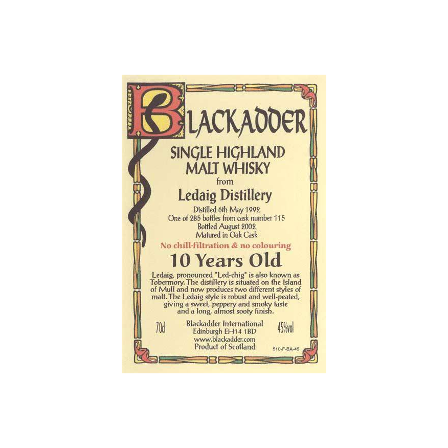 Tobermory 1992 10 Years Single Malt Whisky