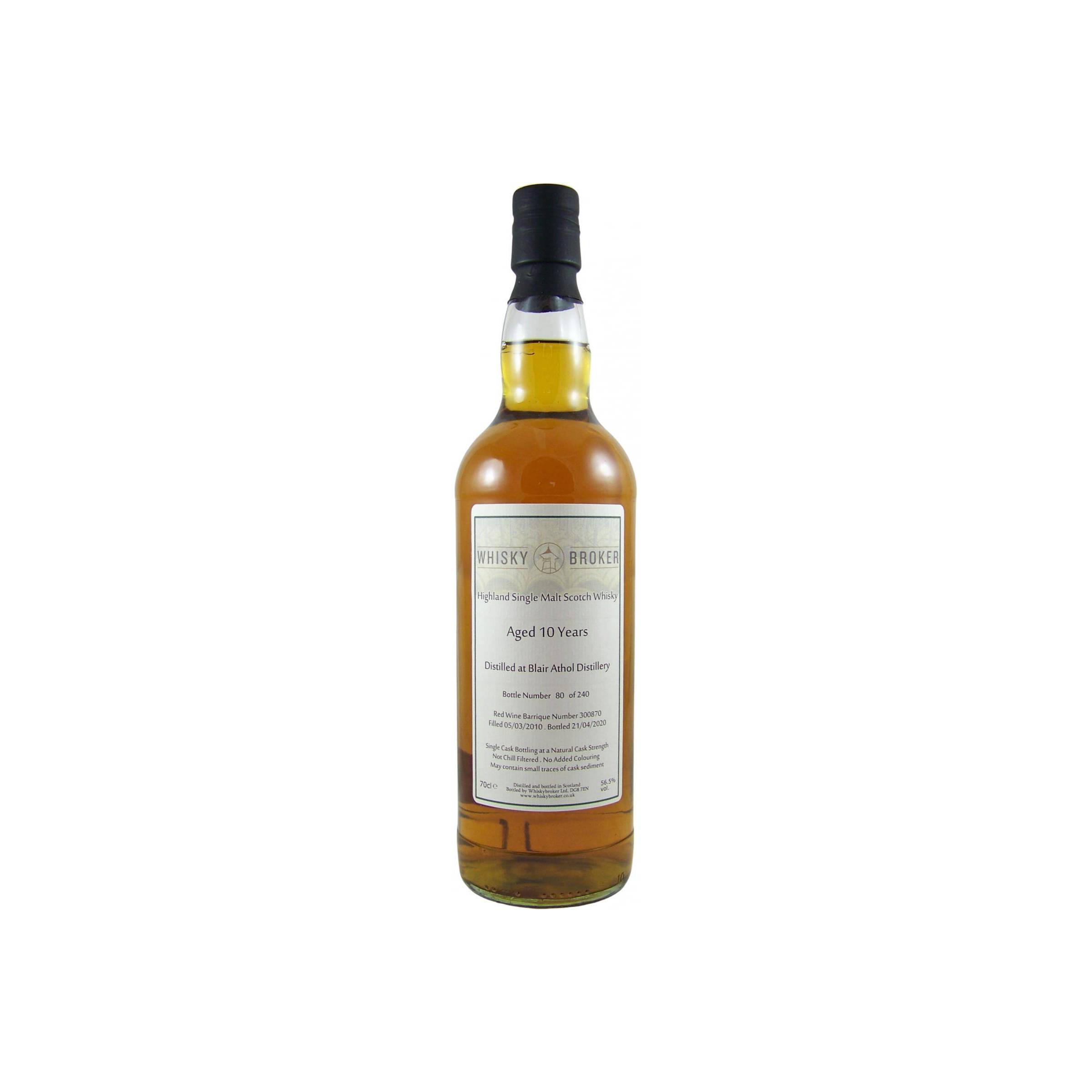 Blair Athol 2010 10 Years Single Malt Whisky