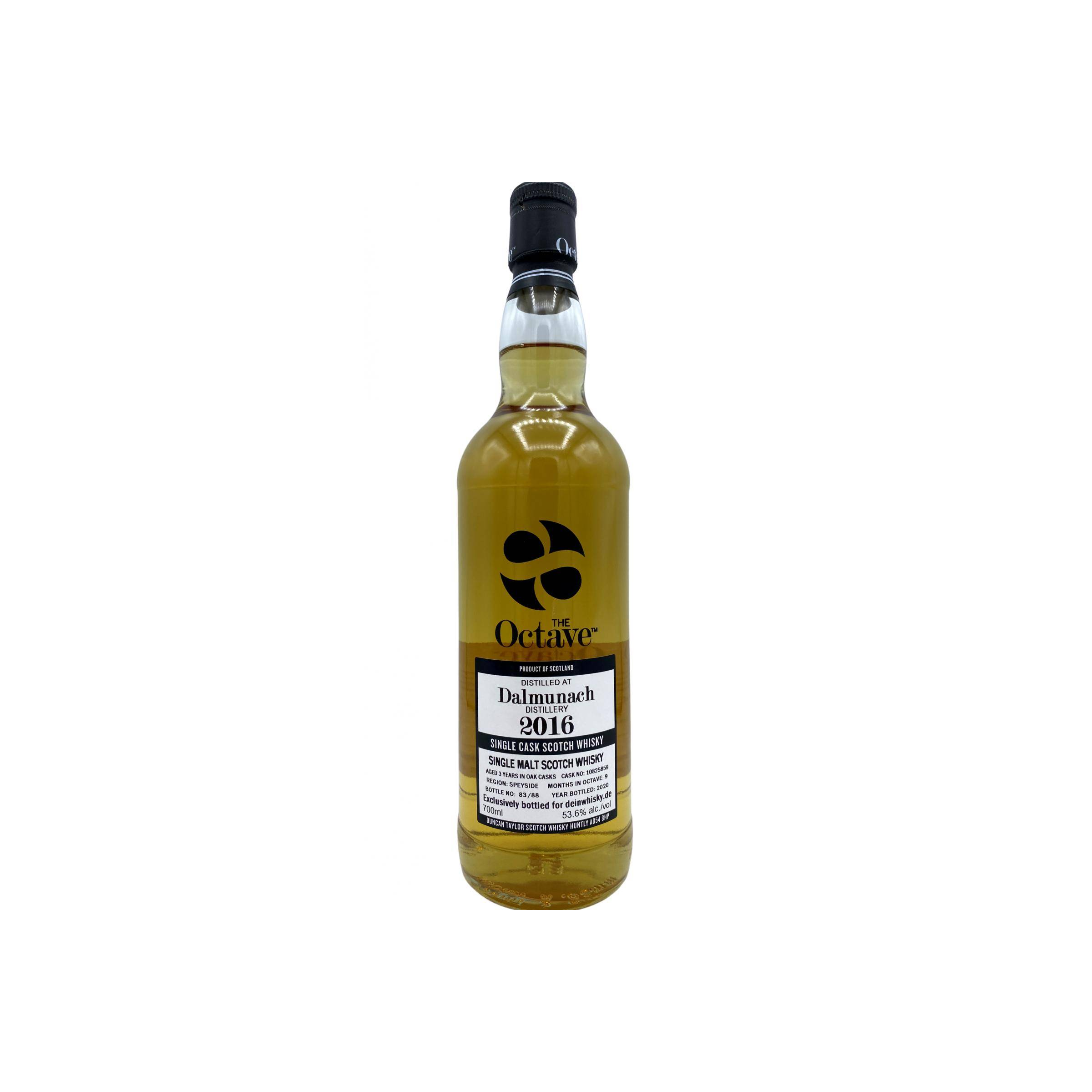 Dalmunach The Octave 2016 3 Years Single Malt Whisky