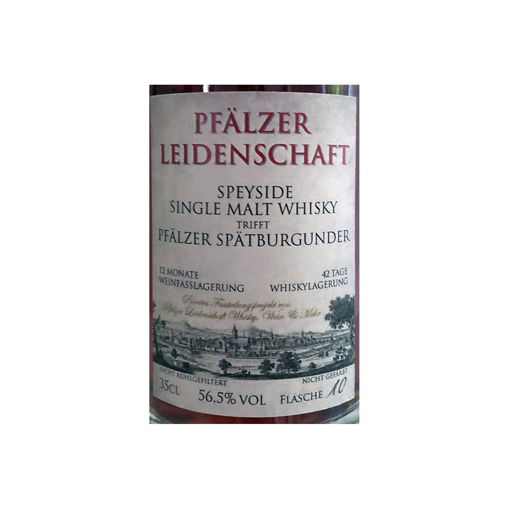 Pfälzer Leidenschaft Speyside Single Malt Whisky trifft Pfälzer Spätburgunder 2