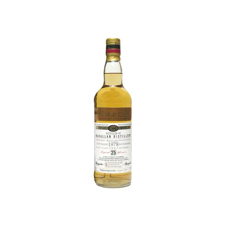 The Macallan Old Malt Cask 1978 25 Years Single Malt Whisky