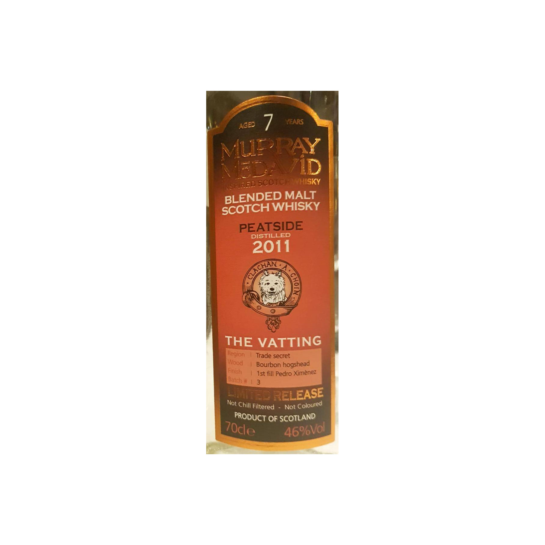 Murray McDavid 2011 7 Years Blended Malt Whisky 3