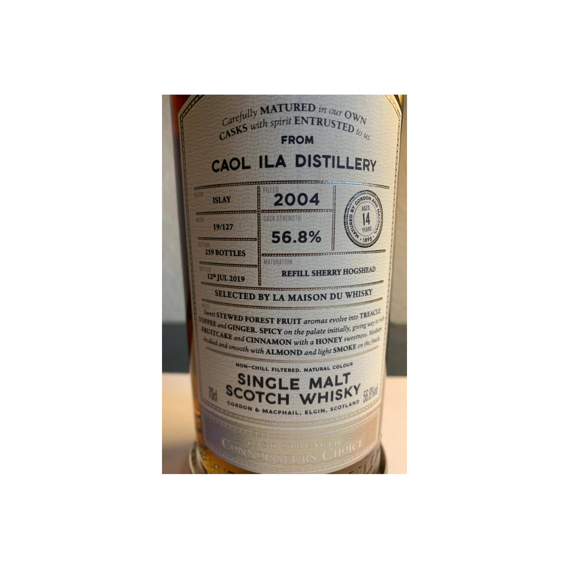 Caol Ila Connoisseurs Choice - Cask Strength 2004 14 Years Single Malt Whisky 2